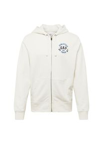 GAP, Herren Sweatjacke, Blau / Offwhite
