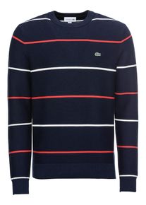 Lacoste, Herren Pullover 'TRICOT', Marine / Rot / Wei&szlig;