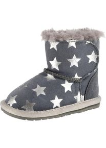 Emu AUSTRALIA, M&auml;dchen Winterstiefel 'TODDLE STARRY NIGHT', Grau / Silber