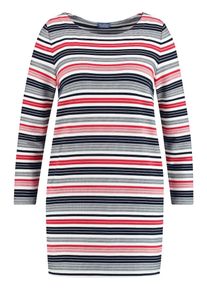 SAMOON, Damen Tunika, Basaltgrau / Rot / Pastellrot / Schwarz / Wei&szlig;