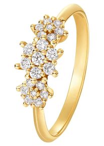 Christ, Damen Ring '60141509', Gold / Transparent