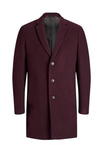 Jack & Jones JACK & JONES, Herren Mantel, Weinrot