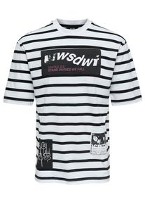 Only & Sons Only & Sons, Herren Print T-Shirt, Weiß