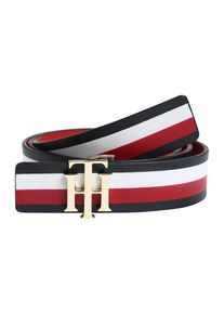 Tommy Hilfiger, Damen Gürtel 'REVERSIBLE 3.0', Navy / Rot / Weiß