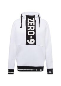 Jack & Jones JACK & JONES, Herren Sweatshirt 'JCOROOKIE', Schwarz / Wei&szlig;