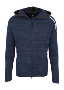adidas Performance, Herren Kapuzenjacke 'M Z.N.E.', Blau / Weiß