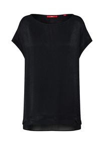 s.Oliver RED LABEL, Damen T-Shirt, Schwarz