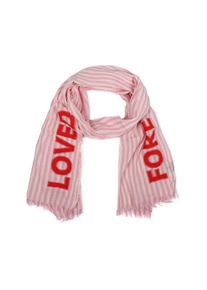 Zwillingsherz, Damen Tuch 'Loved forever', Pink / Rosa