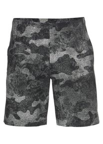 adidas Performance, Herren Shorts 'ESSENTIAL CO WOVEN CAMO SHORT', Dunkelgrau / Schwarz
