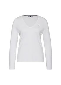 Tommy Hilfiger, Damen Feinstrickpullover 'NEW IVY', Wei&szlig;