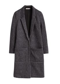 Esprit, Damen Strickmantel, Anthrazit