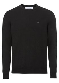 Calvin Klein Jeans, Herren Pullover 'CKJ CHEST LOGO SWEATER', Schwarz