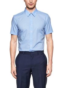 s.Oliver BLACK LABEL, Herren Kurzarmhemd, Hellblau