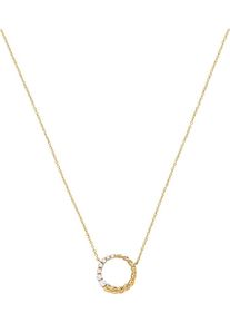 Christ, Damen Halskette 'Diamonds', Gold / Weiß