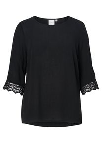JUNAROSE, Damen Bluse, Schwarz