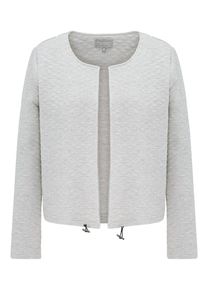 Broadway NYC FASHION, Damen Strickjacke 'NATALIJA', Hellgrau / Graumeliert
