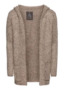 Key Largo, Herren Strickjacke 'TERENCE HILL', Dunkelbeige