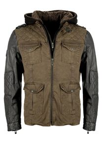 Maze, Herren Jacke 'Grove', Khaki / Schwarz