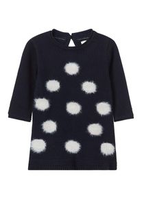 name it, Mädchen Kleid, Nachtblau / Weiß