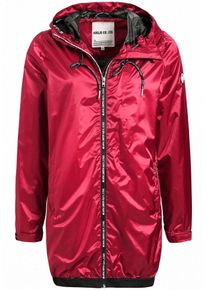 Khujo, Damen Mantel 'Nixie', Cranberry / Weiß