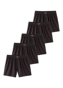 H.I.S. HIS JEANS, Herren Weiter Boxer, Dunkelbraun