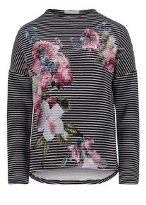 BETTY & CO Betty & Co, Damen Pullover, Kobaltblau / Mischfarben / Wei&szlig;