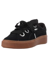Puma, Damen 'Platform Kiss Suede' Sneaker, Schwarz