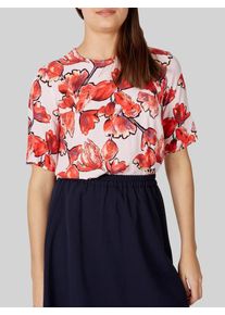 Y.A.S, Damen Blu Oberteil mit kurzen &Auml;rmeln, Mischfarben / Puder