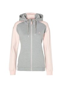 O`Neill O'NEILL, Damen Hoodie 'LW COLOUR BLOCK FZ HOODIE', Hellgrau / Rosa