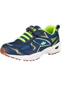Lico, Sportschuhe 'Bob VS', Blau / Dunkelblau / Neongr&uuml;n / Wei&szlig;