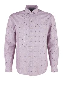 s.Oliver RED LABEL, Herren Hemd, Navy / Pastelllila / Weiß