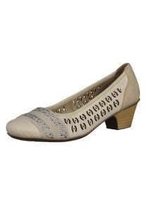 Rieker, Damen Pumps, Beige / Hellbeige