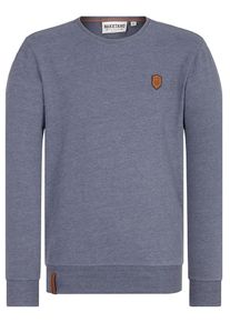 Naketano, Herren Sweatshirt 'Al K.Ohol', Taubenblau