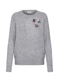 Jacqueline de Yong, Damen Pullover 'Diamond', Grau