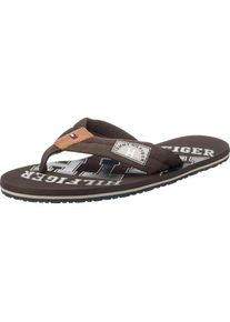 Tommy Hilfiger, Herren Zehentrenner, Braun / Wei&szlig;