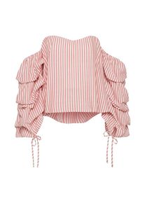 Bardot, Damen Bluse, Rot / Weiß