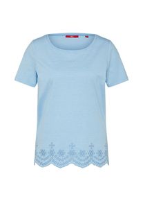 s.Oliver RED LABEL, Damen T-Shirt, Hellblau