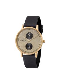 KERBHOLZ, Damen Uhr 'Clara', Gold / Schwarz