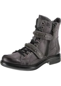JOLANA & FENENA JOLANA & FENENA, Damen Schn&uuml;rstiefeletten, Grau