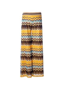 All Yours, Damen Hose, Hellblau / Braun / Goldgelb