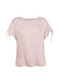 Tom Tailor Denim, Damen T-Shirt, Rosa / Weiß