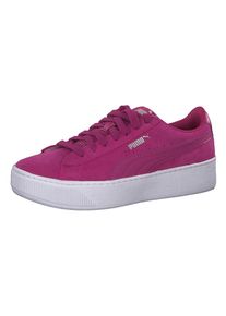Puma, Damen Sneaker 'Vikky Platform', Magenta / Wei&szlig;