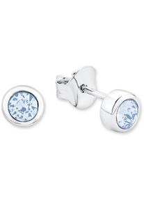 Amor, Damen Paar Ohrstecker, Blau / Silber