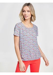 Gerry Weber, Damen Bluse 'Milles Fleurs', Hellblau / Gelb / Grün / Apfel / Pink / Hellrot / Schwarz / Weiß
