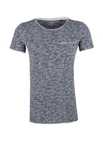 Q/S Designed By, Herren Melange-Shirt, Navy