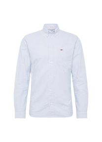 Tommy Jeans, Herren Hemd 'TJM TOMMY CLASSICS ITHACA SHIRT', Hellblau / Weiß