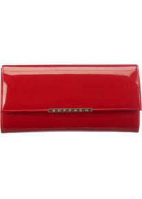 Buffalo, Damen Clutch in Lackleder-Optik, Rot