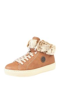 Rieker, Damen Sneaker mit warmem Futter, Cognac