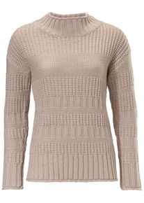 Heine, Damen Grobstrickpullover, Rosé
