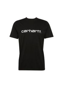 Carhartt Work In Progress Carhartt WIP, Herren T-Shirt mit Logo, Schwarz / Weiß